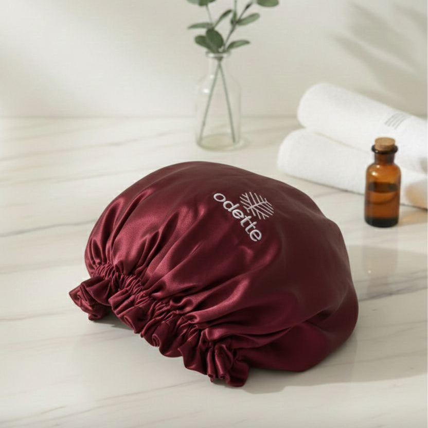 Satin hair bonnet